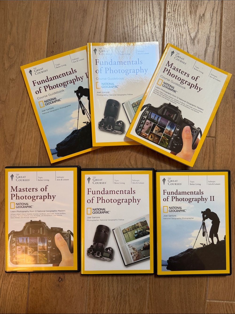 National Geographic Great Courses Photography  DVDs and books